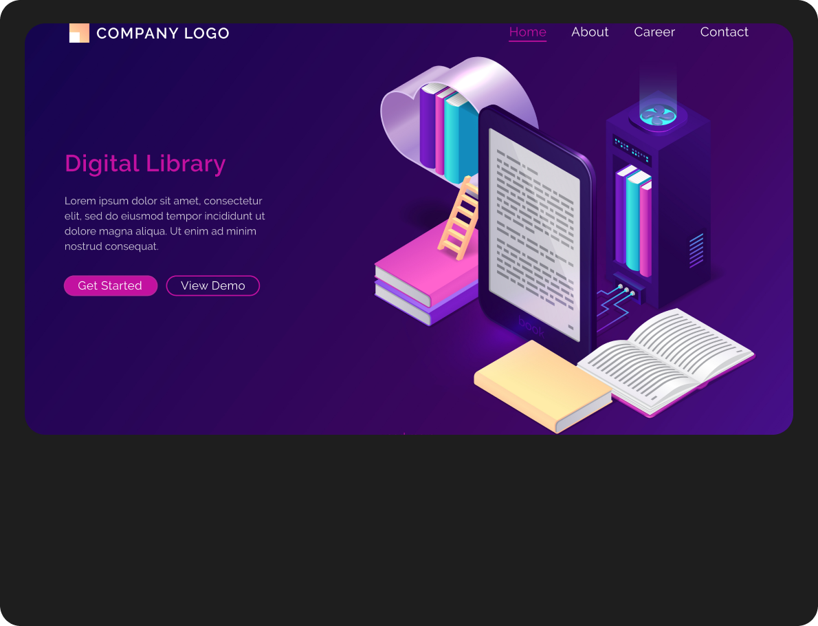 librry project